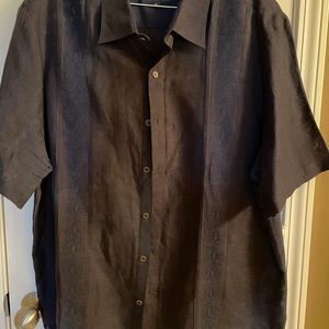 Mat Nast black polo xl black short sleeve shirt